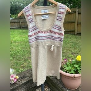 Urban Behavior Beige Sweater Vest